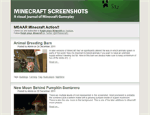 Tablet Screenshot of minecraft.rvdbrg.com